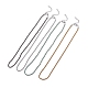 女性のための丸いガラスビーズのネックレス  ミックスカラー  15.16インチ（38.5cm） NJEW-JN03821-1