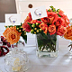 鉄の花のピック  ハートチップメモフォトホルダー  フラワーアレンジメント ブーケ 結婚式の装飾用  ゴールドカラー  299x17x2.5mm  20個/袋 OFST-WH0002-36G-4
