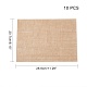 Плетеная джутовая нескользящая изоляционная прокладка AJEW-WH0066-03-2