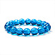 Bracelets extensibles à perles rondes en quartz craquelé naturel sunnyclue BJEW-PH0001-8mm-15-2