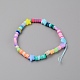Polymer Clay Heishi Beaded Mobile Straps HJEW-WH0011-42-1