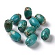 Perles de jaspe impériales naturelles G-C034-15B-01-1