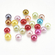 Cabujones de perlas de imitación de plástico ABS SACR-S738-8mm-M