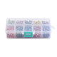 10 цветные гальванические стеклянные бусины GLAA-JP0002-04-3