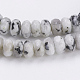 Chapelets de perles de flocon de neige en obsidienne naturelle G-P355-13A-3