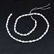 Brins de perles de coquillage naturel teint X-BSHE-E023-01C-2