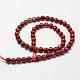 Chapelets de perles en jaspe rouge naturel G-D840-50-10mm-2