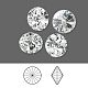 Cabujones de Diamante de imitación cristal austriaco 1122-SS34-F001-1