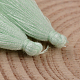 Décorations avec pendentif gland en fil de coton NWIR-P001-03-33-2