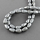 Teardrop Electroplate Glass Beads Strands EGLA-S085-01-2