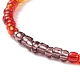 Bracelet en perles de verre couleur bonbon pour femme BJEW-JB08612-5