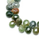 Natural Indian Agate Gemstone Beads Strands G-T006-05-1