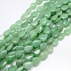 Pierres précieuses naturelles perles aventurine verte brins G-L161-07-1