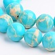 Synthetic Imperial Jasper Round Beads Strands G-M280-06-10mm-1