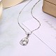 Trendy 925 Sterling Silver Pendant Necklaces NJEW-BB22389-6