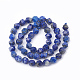 Naturales lapis lazuli teñidos abalorios hebras G-T064-46A-2