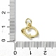 Подвески из латуни с микропаве и цирконием KK-H475-47G-3
