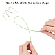 PandaHall 360pcs Light Green Floral Stem Wire Handmade Bouquet Stem Crafting Floral Wire AJEW-PH0017-80B-3