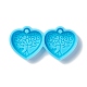 Stampini in silicone a forma di cuore con ciondolo albero della vita DIY-I088-04-2