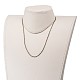 Brass Cable Chain Necklaces NJEW-JN01537-01-3