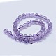 Natürlichen Amethyst Perlen Stränge G-I206-55-10mm-2