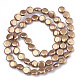 Brins de perles de nacre peintes par pulvérisation SSHEL-R045-01-2