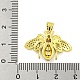Латунные микропаве прозрачные подвески с фианитом KK-R159-31G-3