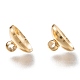Perle pendenti in ottone con cappuccio KK-H759-30B-G-2