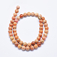 Brins de perles de jaspe impérial naturel G-A175B-8mm-07-2