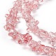 Perles en verre transparentes GLAA-P005-N05-3