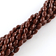 Faceted Rice Glass Beads Strands GLAA-Q046-01D-3