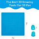 Tappetino con design in silicone per penna da stampa 3D AJEW-WH0022-36-4