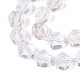 Природных кристаллов кварца бисер нитей G-P534-A23-01-3