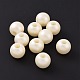 Perles européennes en plastique ABS d'imitation perle KY-F019-06B-2