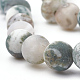 Chapelets de perles en agate d'arbre naturelle G-T106-036-2