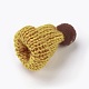 Handgefertigte Hutdekoration aus Wolle AJEW-L066-B05-2