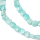 Natural Amazonite Beads Strands G-I271-A06-6x6mm-3