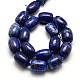 Natural Lapis Lazuli Barrel Beads Strands G-E251-15-3