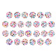 Craftdady 1300Pcs 26 Style Opaque White Acrylic Beads SACR-CD0001-02-1