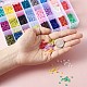 24 Farben umweltfreundliche handgemachte Polymer Clay Perlen CLAY-TA0001-05-6