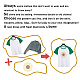 ガラスホットフィックスラインストーン  アップリケの鉄  マスクと衣装のアクセサリー  洋服用  バッグ  パンツ  ヒマワリ  297x210mm DIY-WH0303-283-5