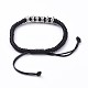 Unisex Adjustable Braided Bead Bracelets BJEW-JB04890-01-2