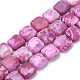 Dyed Natural Crazy Agate Beads Strands G-S273-11-3