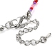 Verre collier de perles NJEW-Z029-05U-3
