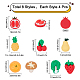 SUNNYCLUEレジンカボション  模造食品  野菜と果物  ミックスカラー  32個/箱 CRES-SC0001-47-2