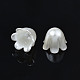 Tapas de abalorios de flores de perlas de imitación de plástico abs X-KY-T023-036-4