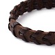 PU Cuir & bracelets en cuir de la moelle BJEW-N269-31B-3