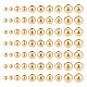 Arricraft 360pcs 5 estilos cuentas espaciadoras de latón KK-AR0003-33-1