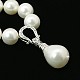 Shell Pearl Necklaces NJEW-G048-5A-2