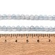 Природные Аквамарин бисер нитей&nbsp;G-A276-C09-4mm-02-7